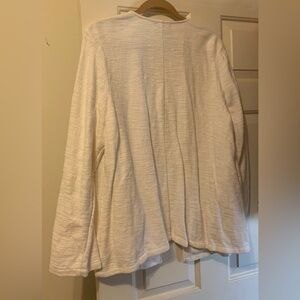 Womens Torrid white cream long sleeve open front cardigan sweater size 2X